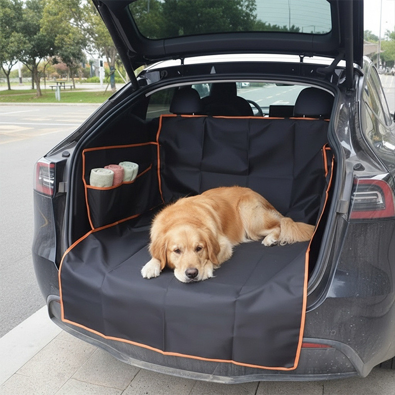 Dog Car Seat Cover Waterproof Back Seat - Waterproof Pet Car Trunk Mat -