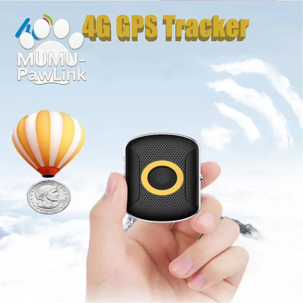 Dog Gps Tracker Collar 4G Waterproof - MUMU-PawLink 4G GPS Tracker SOS Smart
