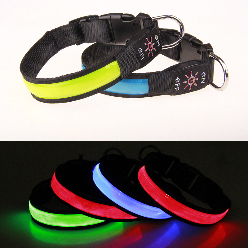 Led Dog Collar Glowing Rechargeable Usb - Pinkycolor Đèn LED Sạc Cổng USB