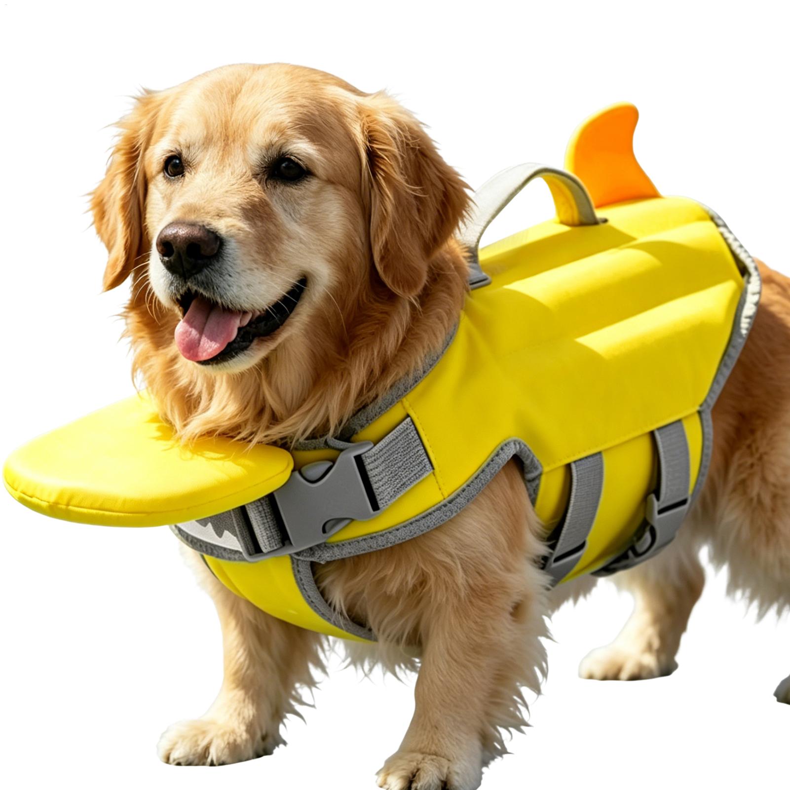 Dog Life Jacket Vest Buoyancy Handle - Dog Life Vest High Buoyancy with