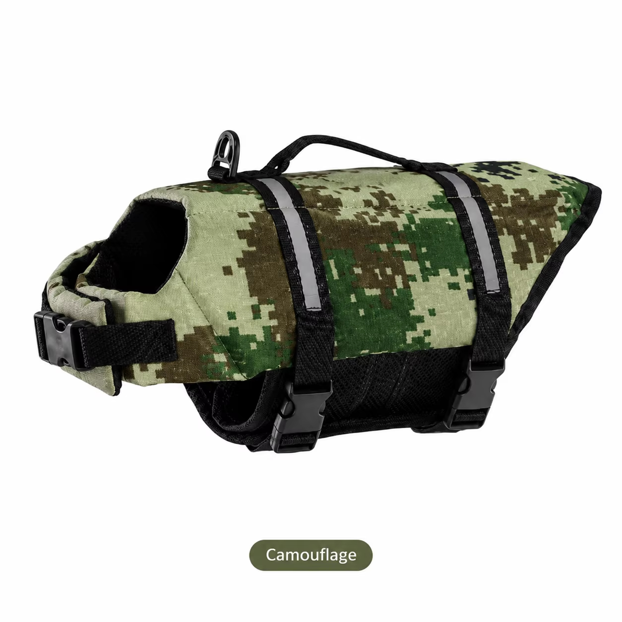 Dog Life Jacket Vest Buoyancy Handle - Dog Life Jacket Reflective Adjustable Pet
