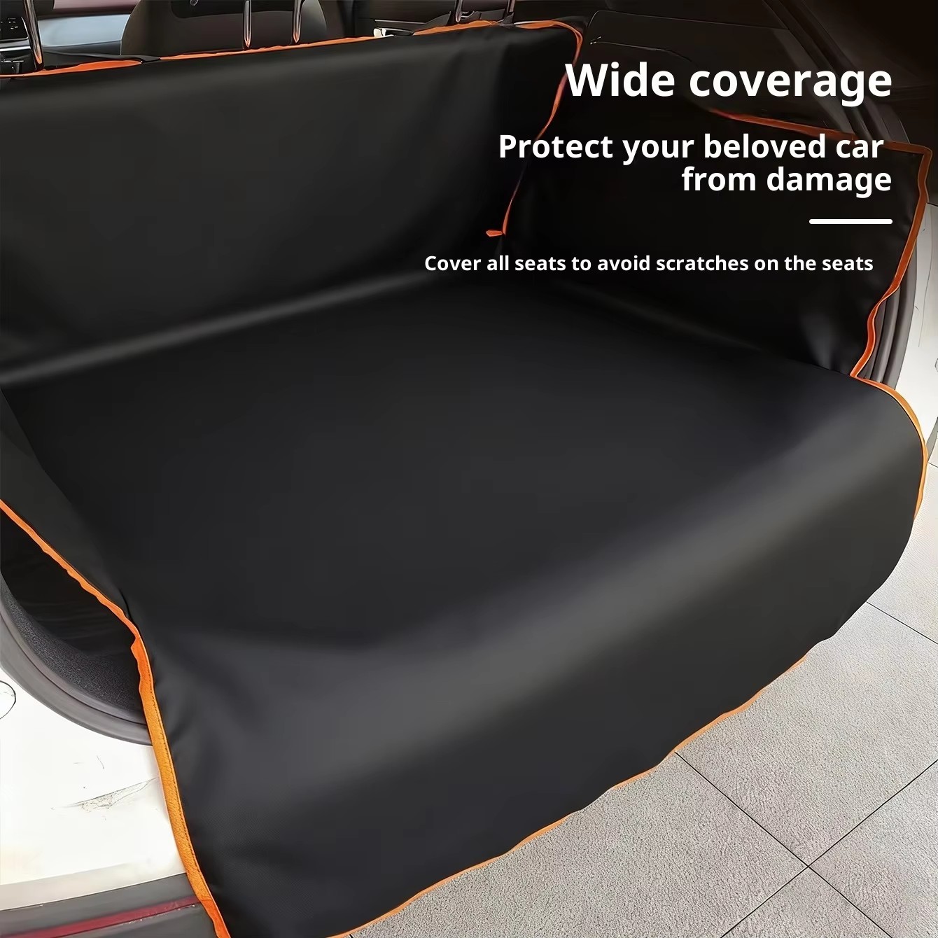 Dog Car Seat Cover Waterproof Back Seat - SUV Cargo Liner - Waterproof Trunk
