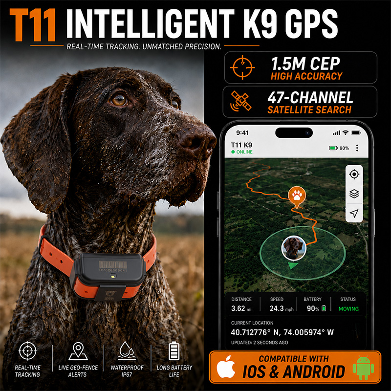 Dog Gps Tracker Collar 4G Waterproof - T11 4G GPS Dog Tracker Hunting