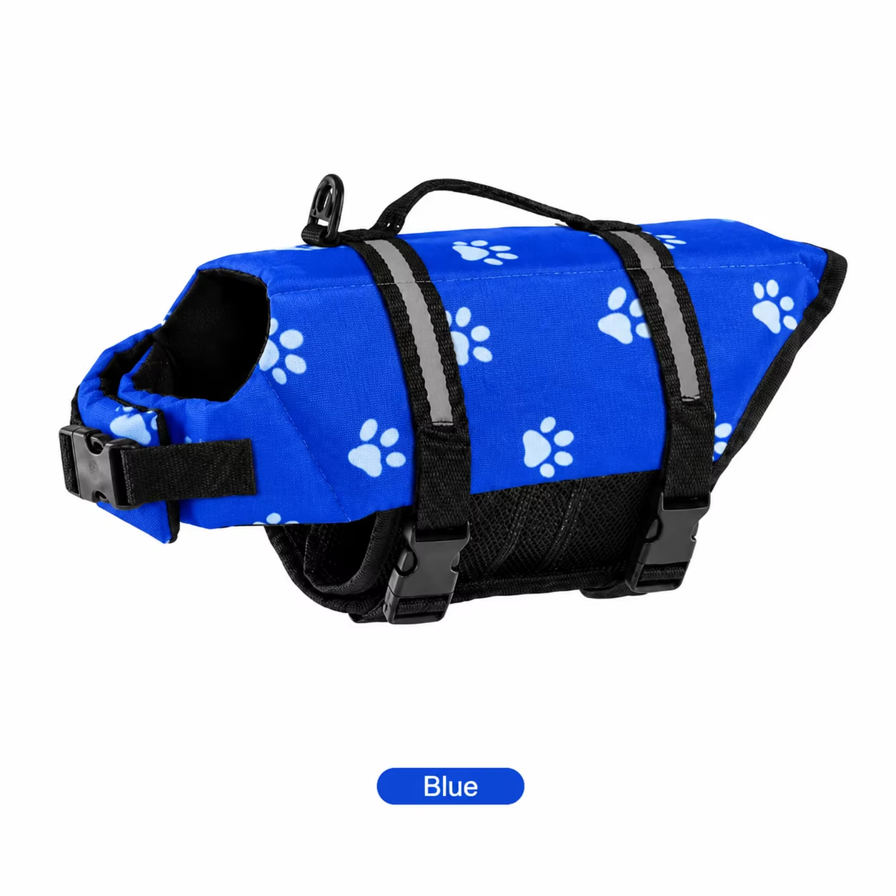 Dog Life Jacket Vest Buoyancy Handle - Dog Life Jacket Reflective Adjustable Pet
