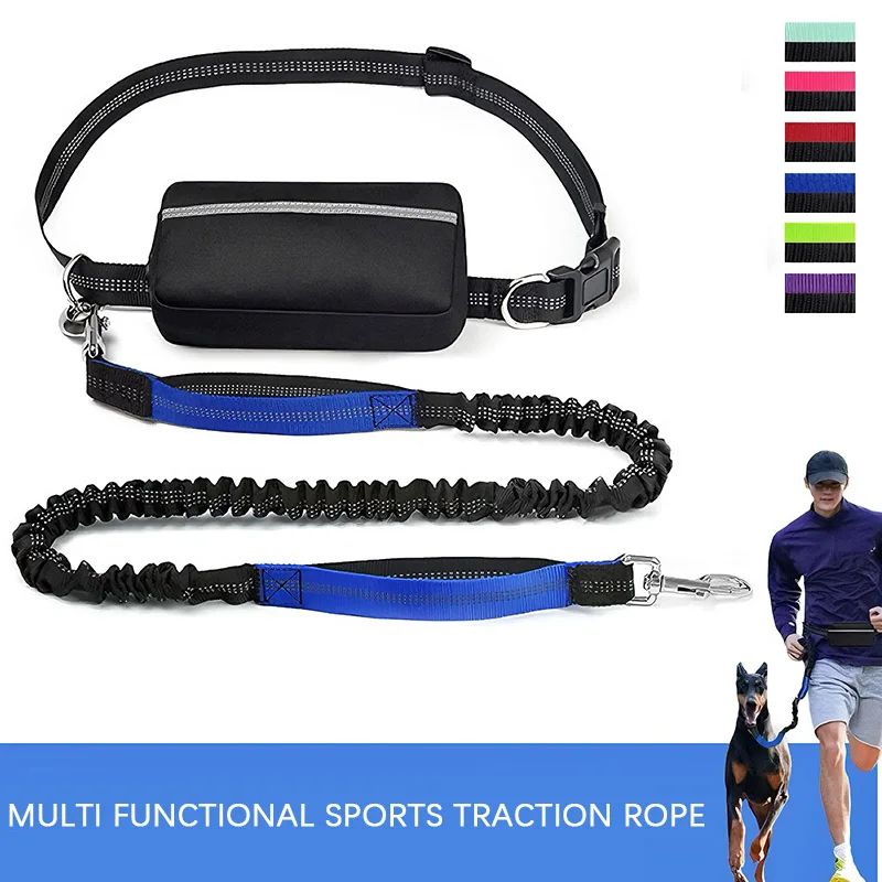 Hands Free Dog Running Leash Waist Belt - Hand Free Dog Leash for Pet