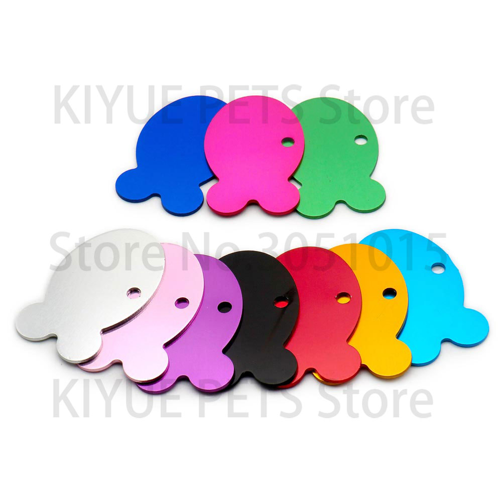 Wholesale 100Pcs Fish Shaped P - đánh giá và giá Reflective Dog Collar Personalized Engraved