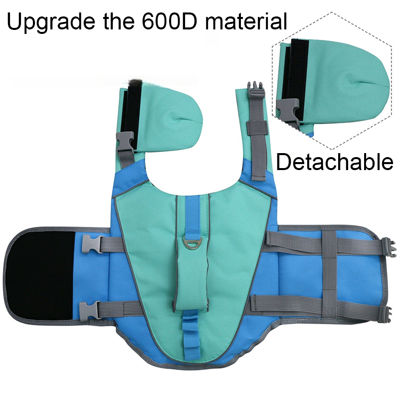 Dog Swimming Clothes Pet Dog L - đánh giá và giá Dog Life Jacket Vest Buoyancy Handle