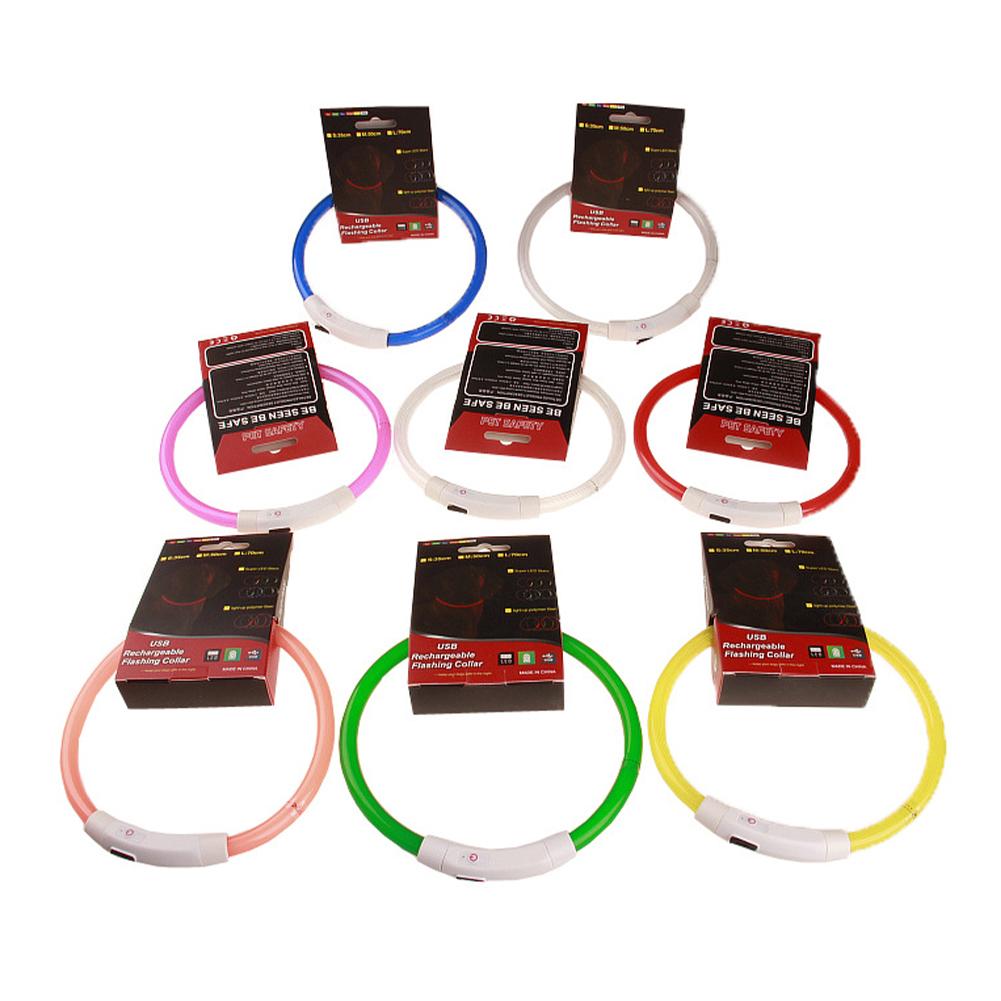USB Rechargeable LED Dog Colla - đánh giá và giá Led Dog Collar Glowing Rechargeable Usb