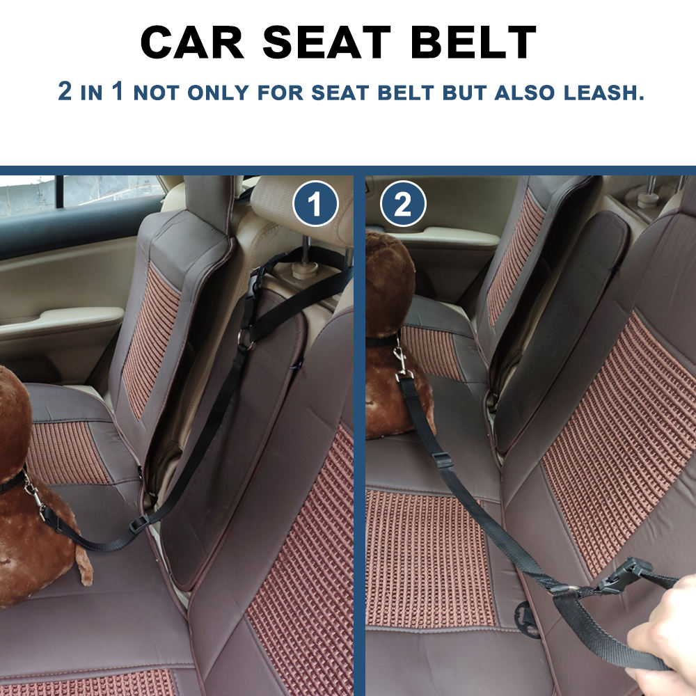 Adjustable Dog Car Harness Sea - đánh giá và giá Dog Seat Belt Harness Safety Tether