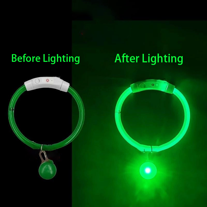 USB Rechargeable LED Dog Lumin - đánh giá và giá Led Dog Collar Glowing Rechargeable Usb