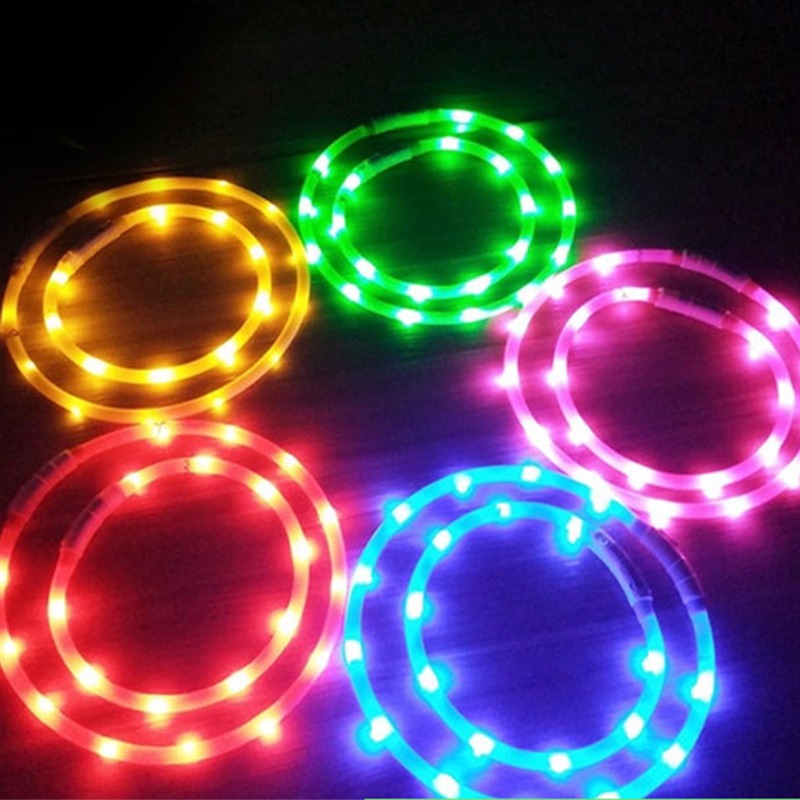 USB Rechargeable LED Dog Colla - đánh giá và giá Led Dog Collar Glowing Rechargeable Usb