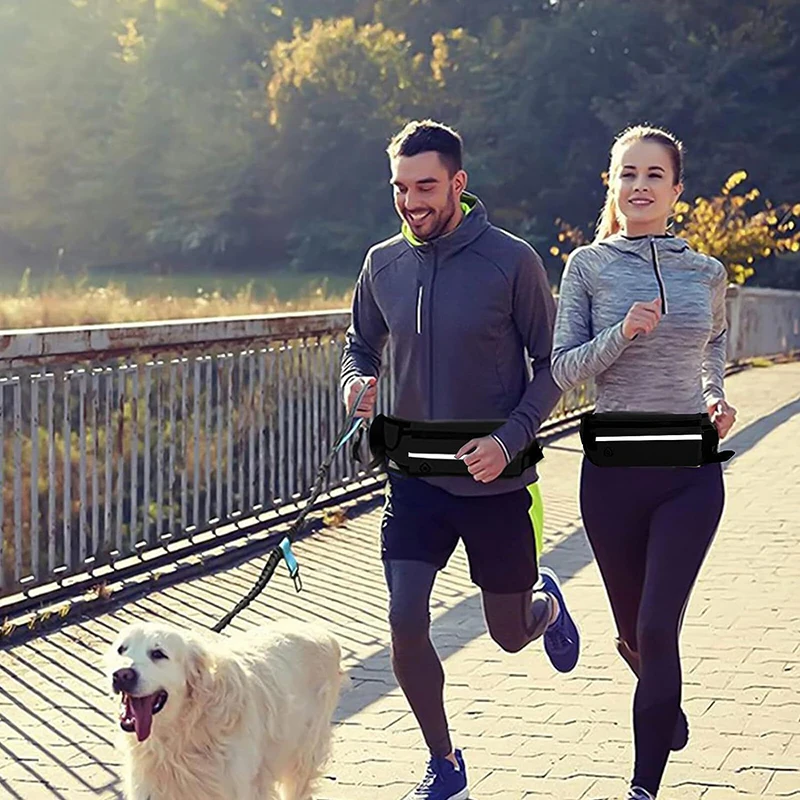 Hands Free Dog Leash for Runni - đánh giá và giá Hands Free Dog Running Leash Waist Belt