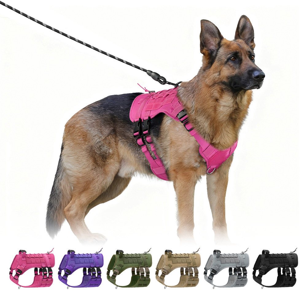 Dog Harness Tactical Military  - đánh giá và giá Tactical Dog Harness Military K9 Molle