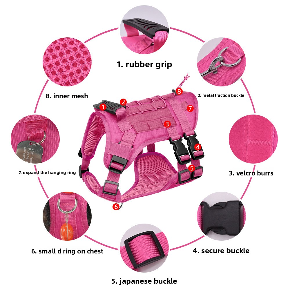 Dog Harness Tactical Military  - đánh giá và giá Tactical Dog Harness Military K9 Molle