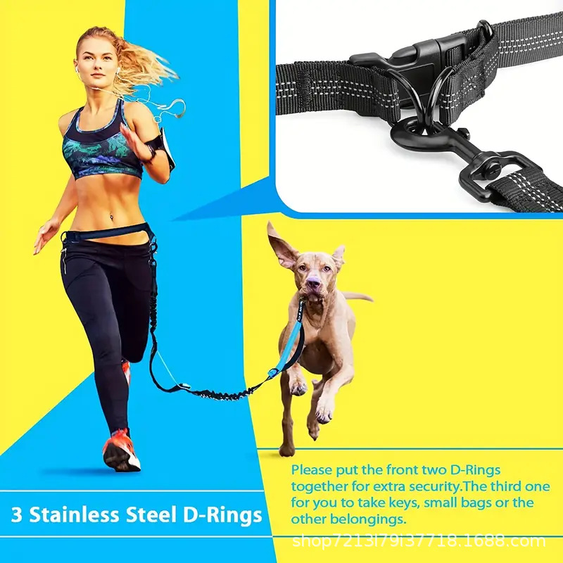 Dog Running Leash Waist Belt H - đánh giá và giá Hands Free Dog Running Leash Waist Belt