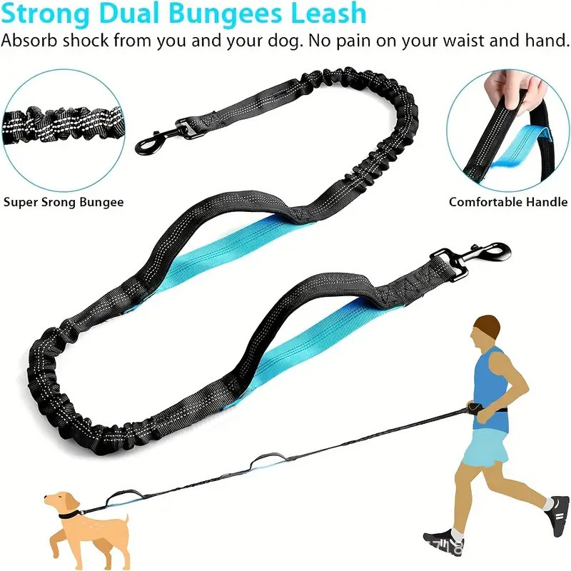 Dog Running Leash Waist Belt H - đánh giá và giá Hands Free Dog Running Leash Waist Belt