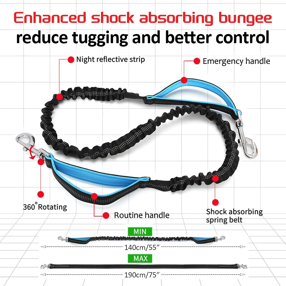 Hands Free Dog Leash Running L - đánh giá và giá Hands Free Dog Running Leash Waist Belt