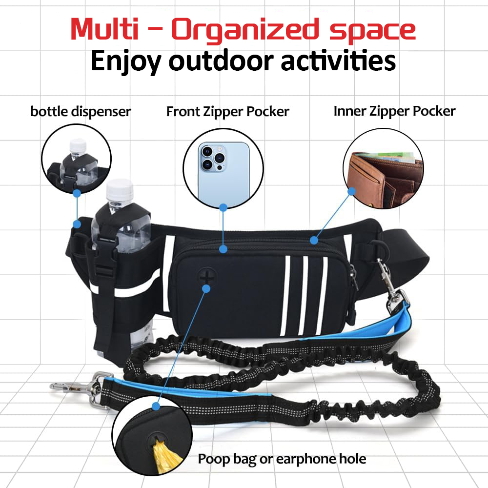 Hands Free Dog Leash Running L - đánh giá và giá Hands Free Dog Running Leash Waist Belt