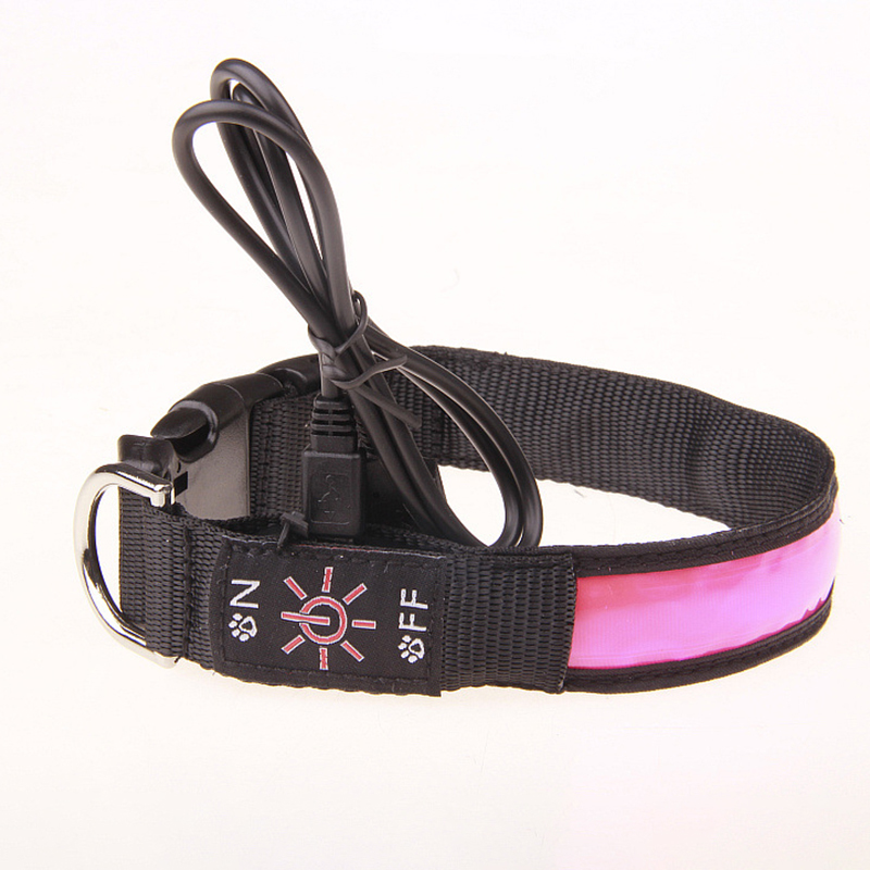 Pinkycolor Đèn LED Sạc Cổng US - đánh giá và giá Led Dog Collar Glowing Rechargeable Usb