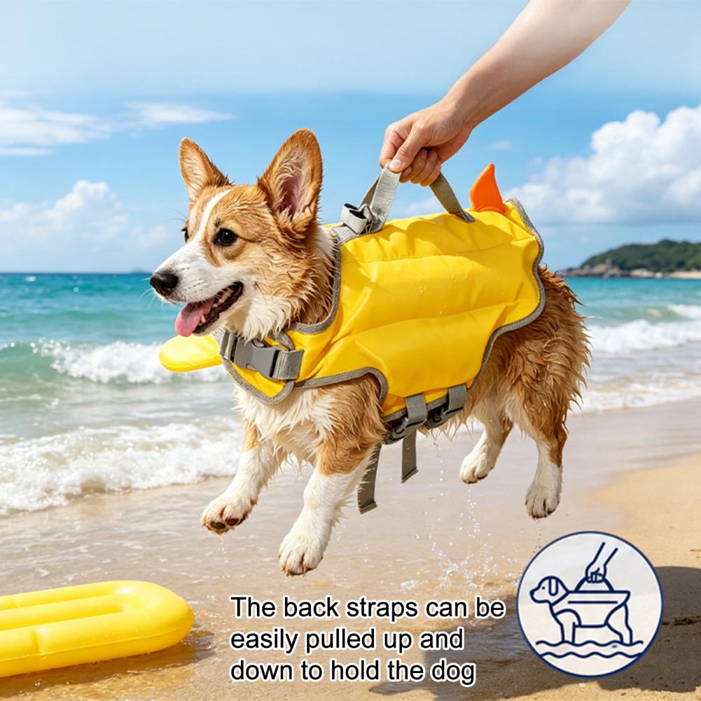 Dog Life Jacket, High Buoyancy - đánh giá và giá Dog Life Jacket Vest Buoyancy Handle