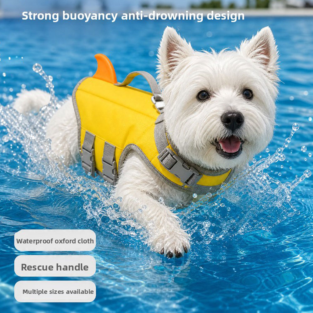 Dog Life Jackets High-Buoyancy - đánh giá và giá Dog Life Jacket Vest Buoyancy Handle