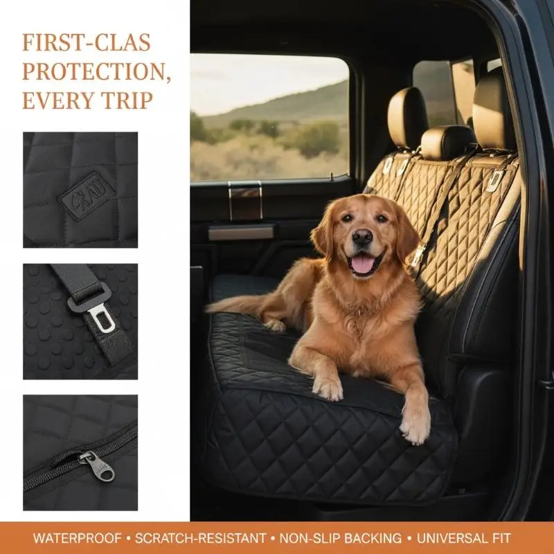 Car Seat Pet Cover for Dogs Ca - đánh giá và giá Dog Car Seat Cover Waterproof Back Seat