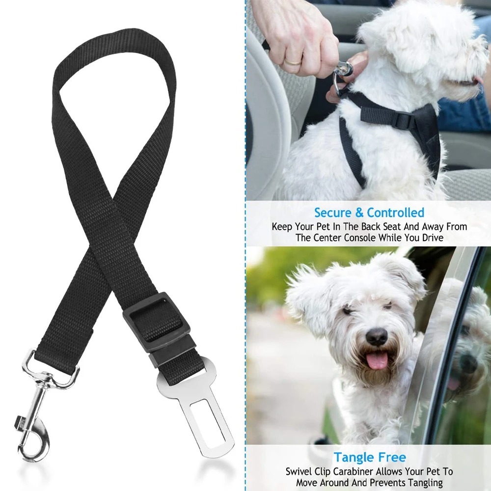 1PC Adjustable Nylon Dog Car S - đánh giá và giá Dog Seat Belt Harness Safety Tether
