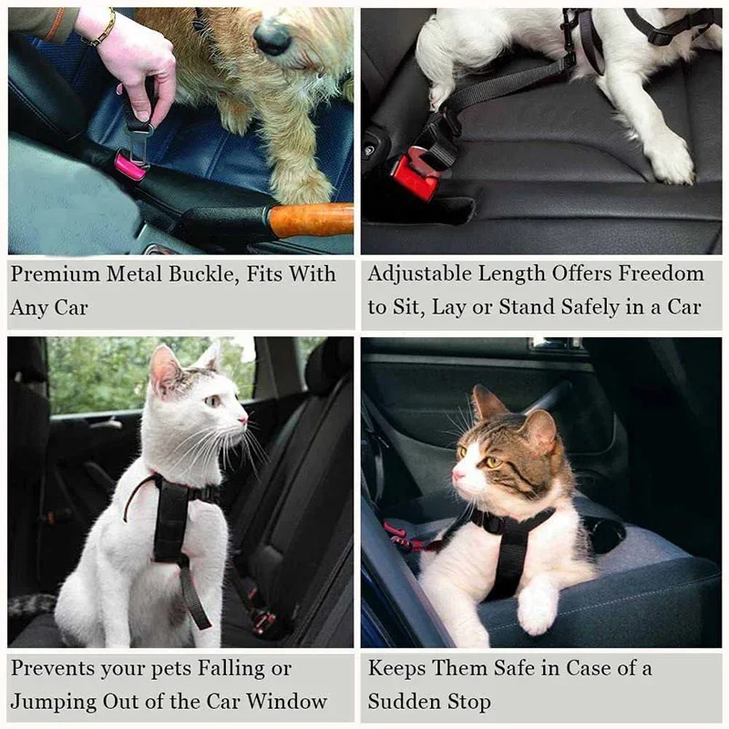 1PC Adjustable Nylon Dog Car S - đánh giá và giá Dog Seat Belt Harness Safety Tether
