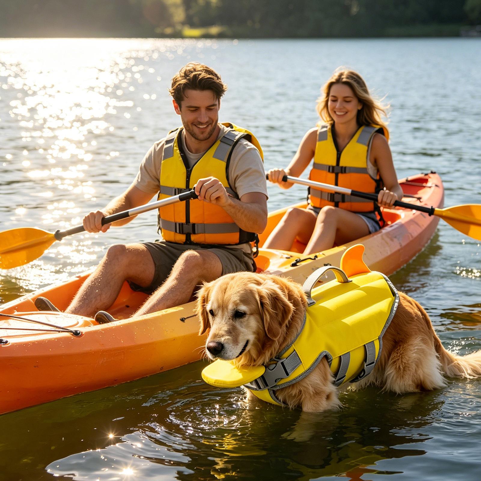 Dog Life Vest High Buoyancy wi - đánh giá và giá Dog Life Jacket Vest Buoyancy Handle