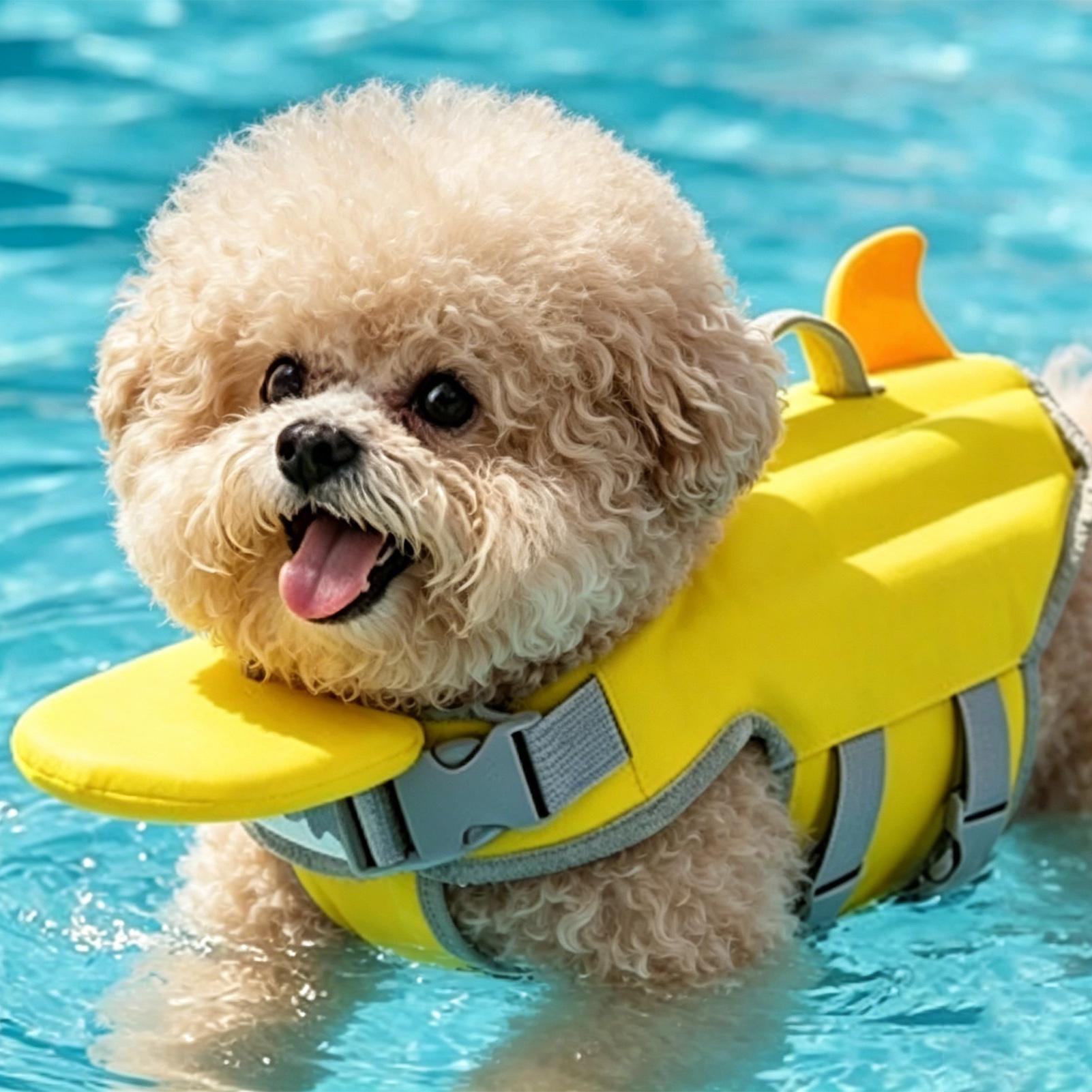 Dog Life Vest High Buoyancy wi - đánh giá và giá Dog Life Jacket Vest Buoyancy Handle