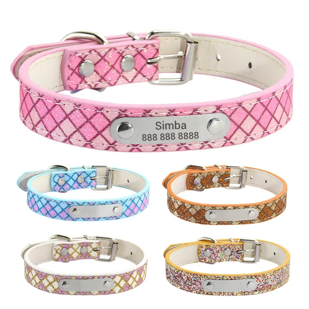 Custom Bling Leather Dog Colla - đánh giá và giá Reflective Dog Collar Personalized Engraved