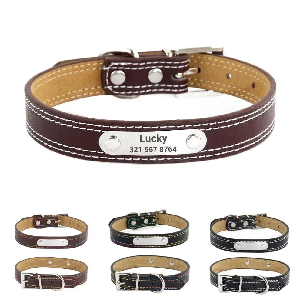 Custom Bling Leather Dog Colla - đánh giá và giá Reflective Dog Collar Personalized Engraved