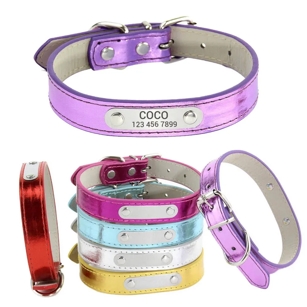 Custom Bling Leather Dog Colla - đánh giá và giá Reflective Dog Collar Personalized Engraved