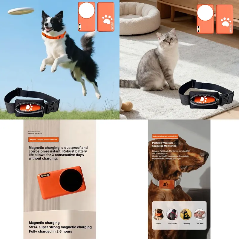 Smart Pet Health Monitoring Co - đánh giá và giá Pet Activity Health Monitor Tracker