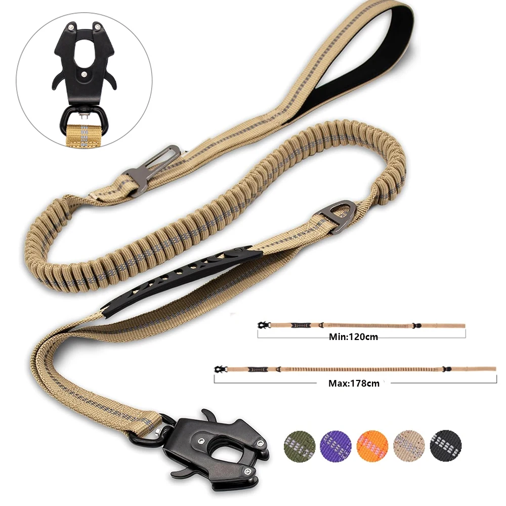 Reflective Shock Absorbing Pet - đánh giá và giá Bungee Dog Leash Shock Absorbing