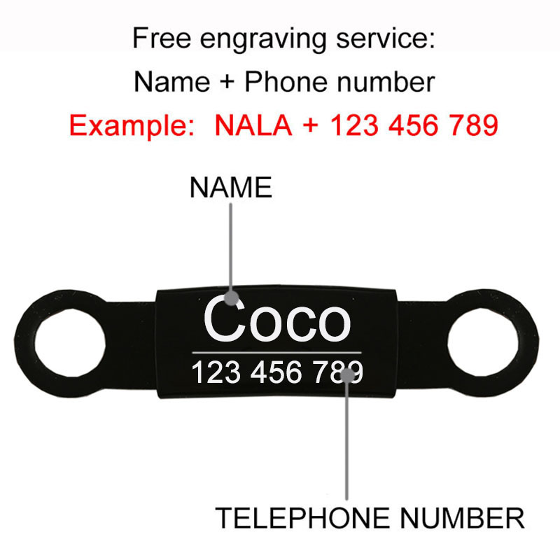 Cho Thú Cưng Thẻ Ốp Inox ID Ta - đánh giá và giá Reflective Dog Collar Personalized Engraved