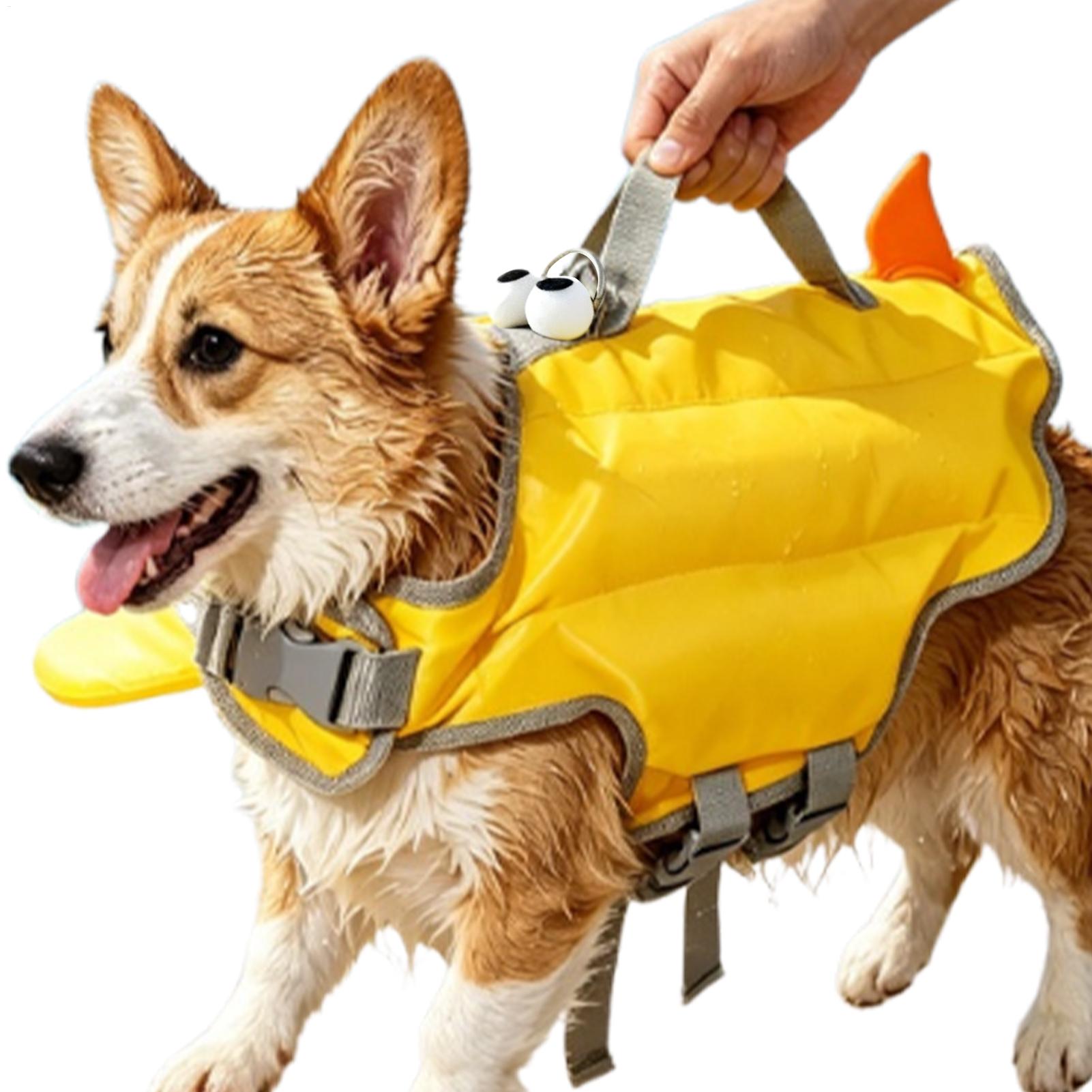 Pet Swimming Vest Dog Life Jac - đánh giá và giá Dog Life Jacket Vest Buoyancy Handle