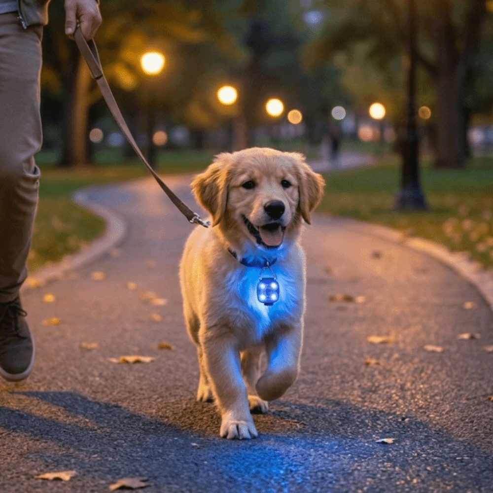 USB Rechargeable LED Pet Colla - đánh giá và giá Led Dog Collar Glowing Rechargeable Usb