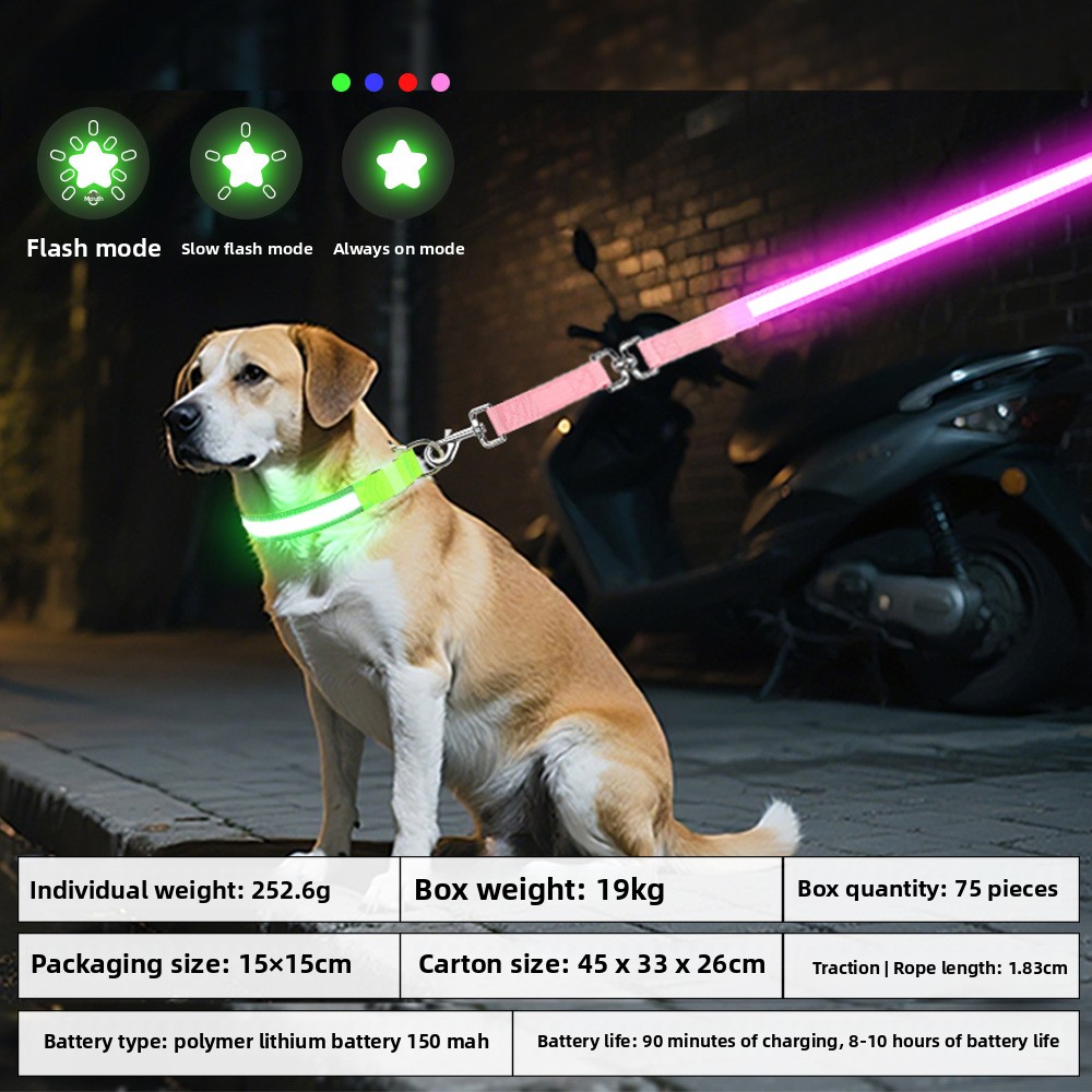 Enhanced Visibility USB Rechar - đánh giá và giá Led Dog Collar Glowing Rechargeable Usb