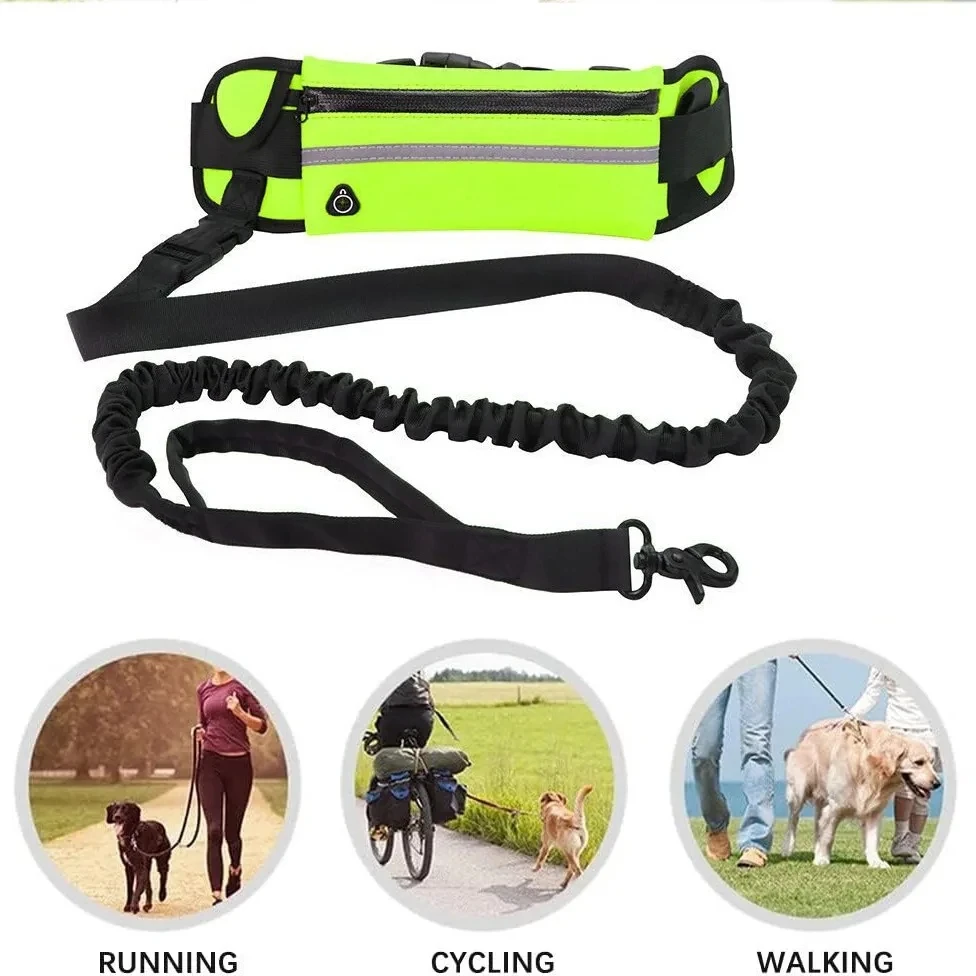 Hands Free Dog Leash Reflectiv - đánh giá và giá Hands Free Dog Running Leash Waist Belt