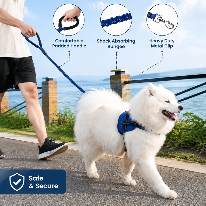 47.2in Heavy Duty Bungee Dog L - đánh giá và giá Bungee Dog Leash Shock Absorbing