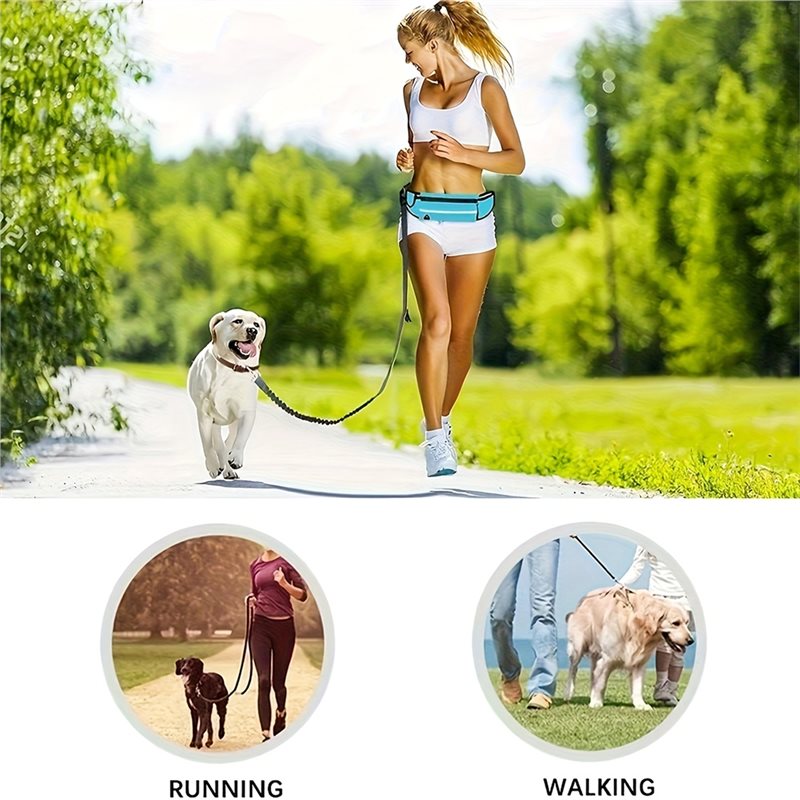 Chest Strap Dog Leash Hand Fre - đánh giá và giá Hands Free Dog Running Leash Waist Belt