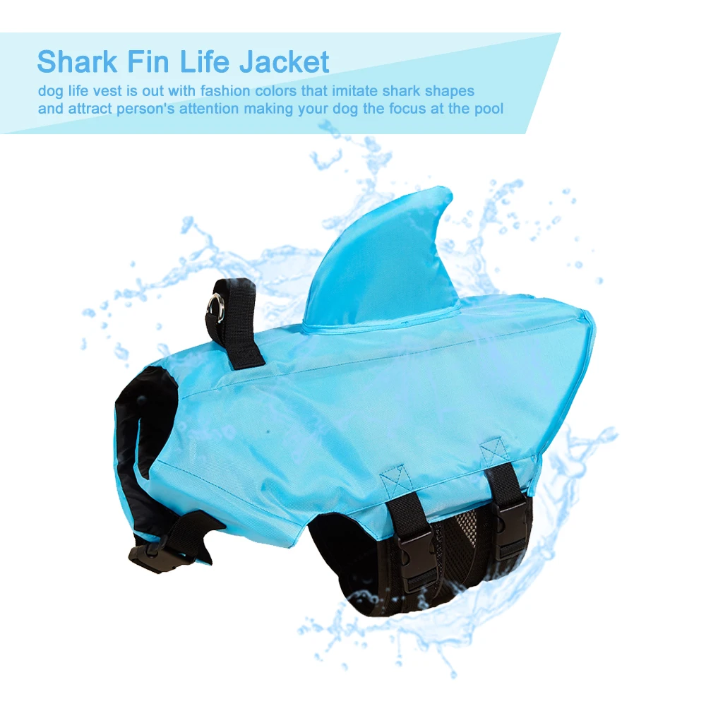 2026 Shark Fin Dog Life Jacket - đánh giá và giá Dog Life Jacket Vest Buoyancy Handle