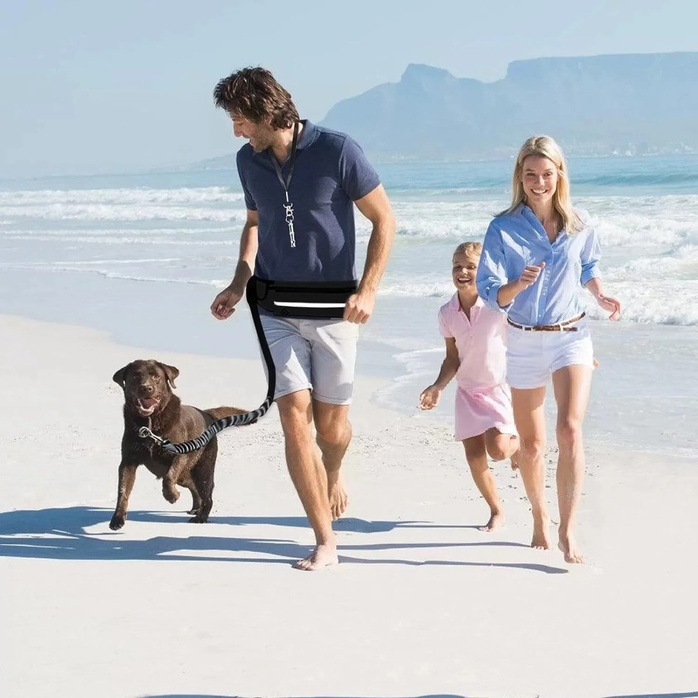 Hands Free Dog Leash for Runni - đánh giá và giá Hands Free Dog Running Leash Waist Belt