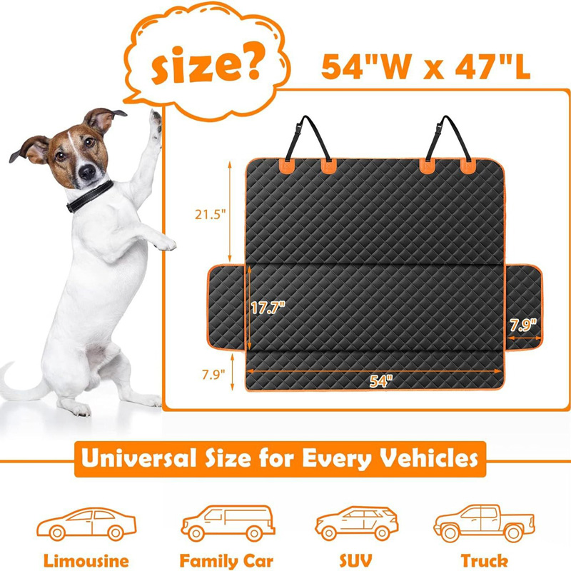 Dog Car Seat Cover Waterproof  - đánh giá và giá Dog Car Seat Cover Waterproof Back Seat