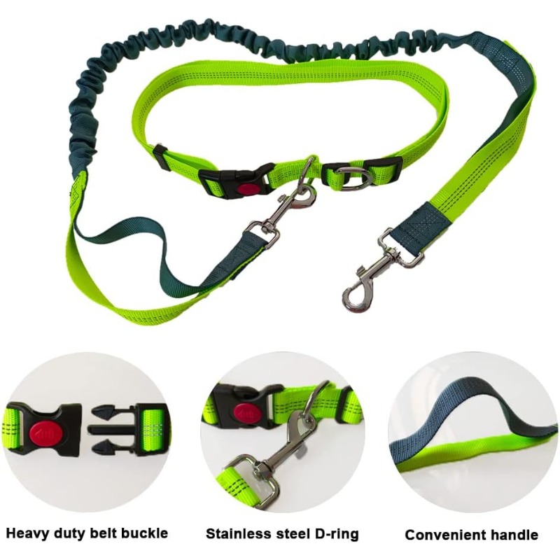 Hand Free Dog Leash for Adjust - đánh giá và giá Hands Free Dog Running Leash Waist Belt