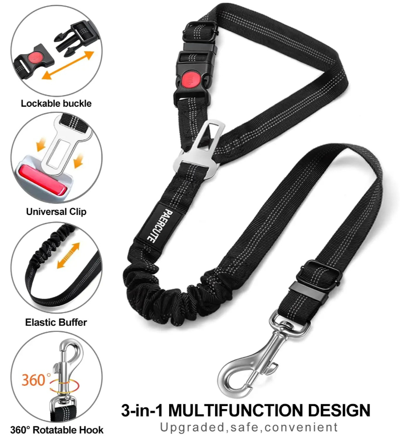 Dog Safety Seat Belt Car Harne - đánh giá và giá Dog Seat Belt Harness Safety Tether