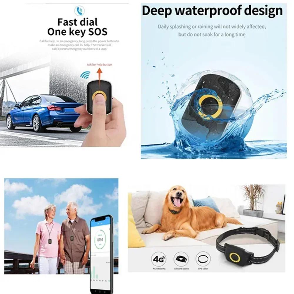 4G GPS Tracker Waterproof Pet  - đánh giá và giá Dog Gps Tracker Collar 4G Waterproof