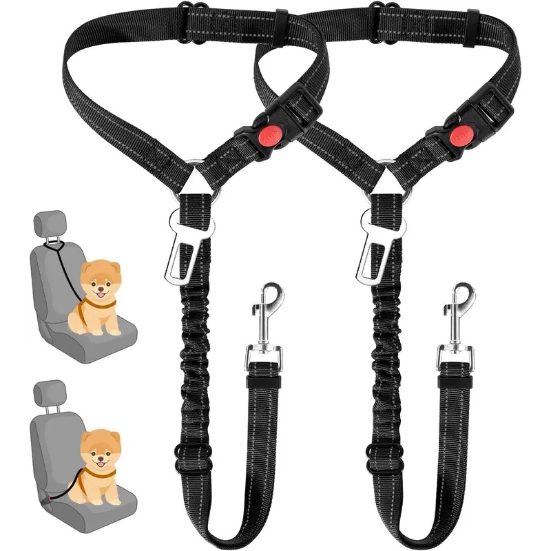Dog Seat Belt for Car 2-in-1 P - đánh giá và giá Dog Seat Belt Harness Safety Tether