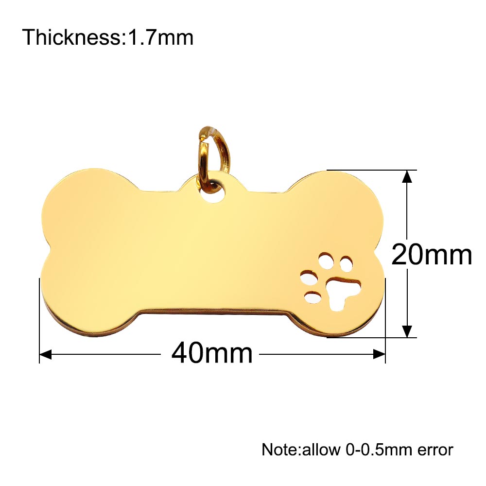 Bộ 100 Dây Thép Không Gỉ Xương - đánh giá và giá Reflective Dog Collar Personalized Engraved
